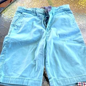 Oshkosh boys turquoise shorts size 14 adjustable waist